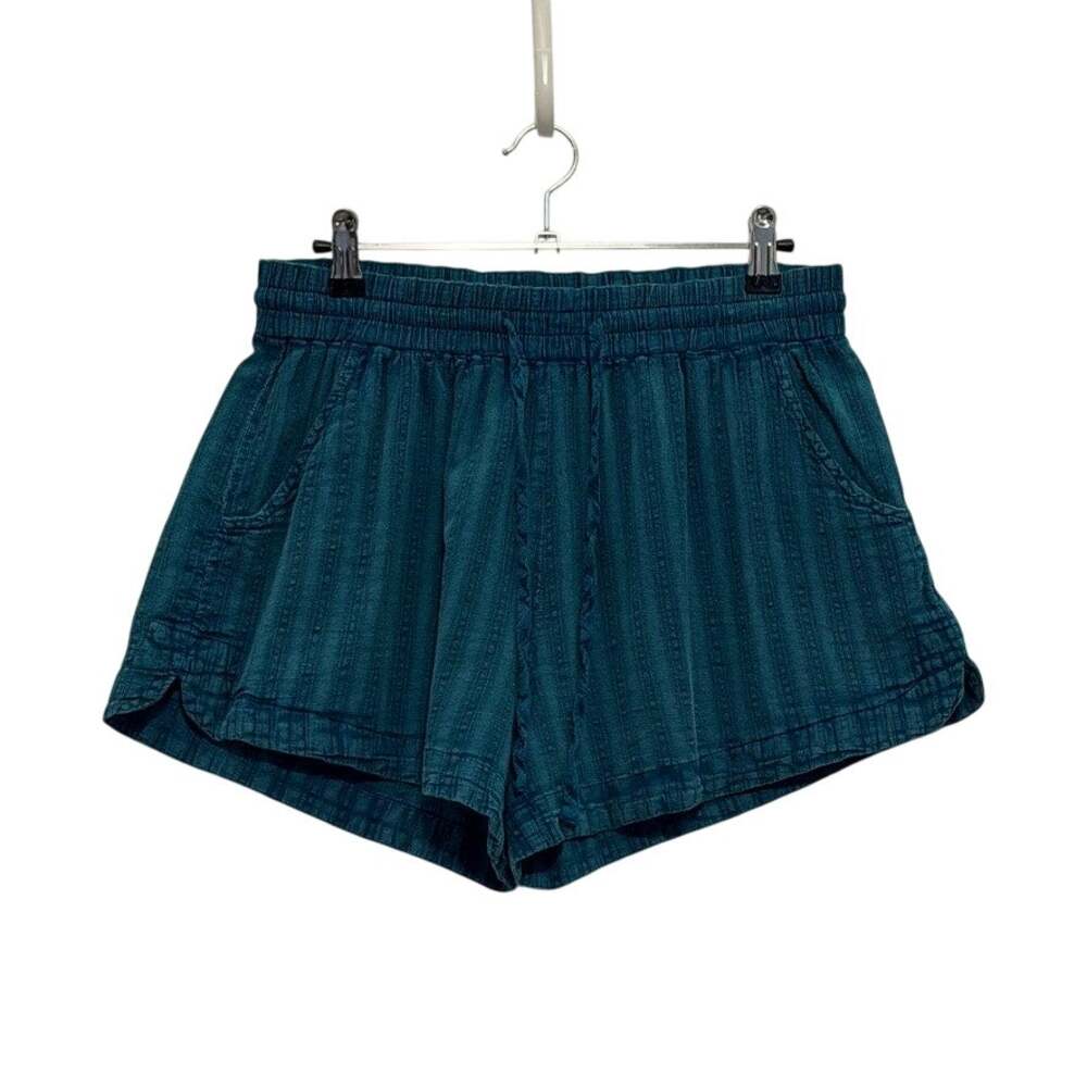 Z Supply Nolana Short Dragonfly Lightweight Striped Elastic Waist Casual Cotton